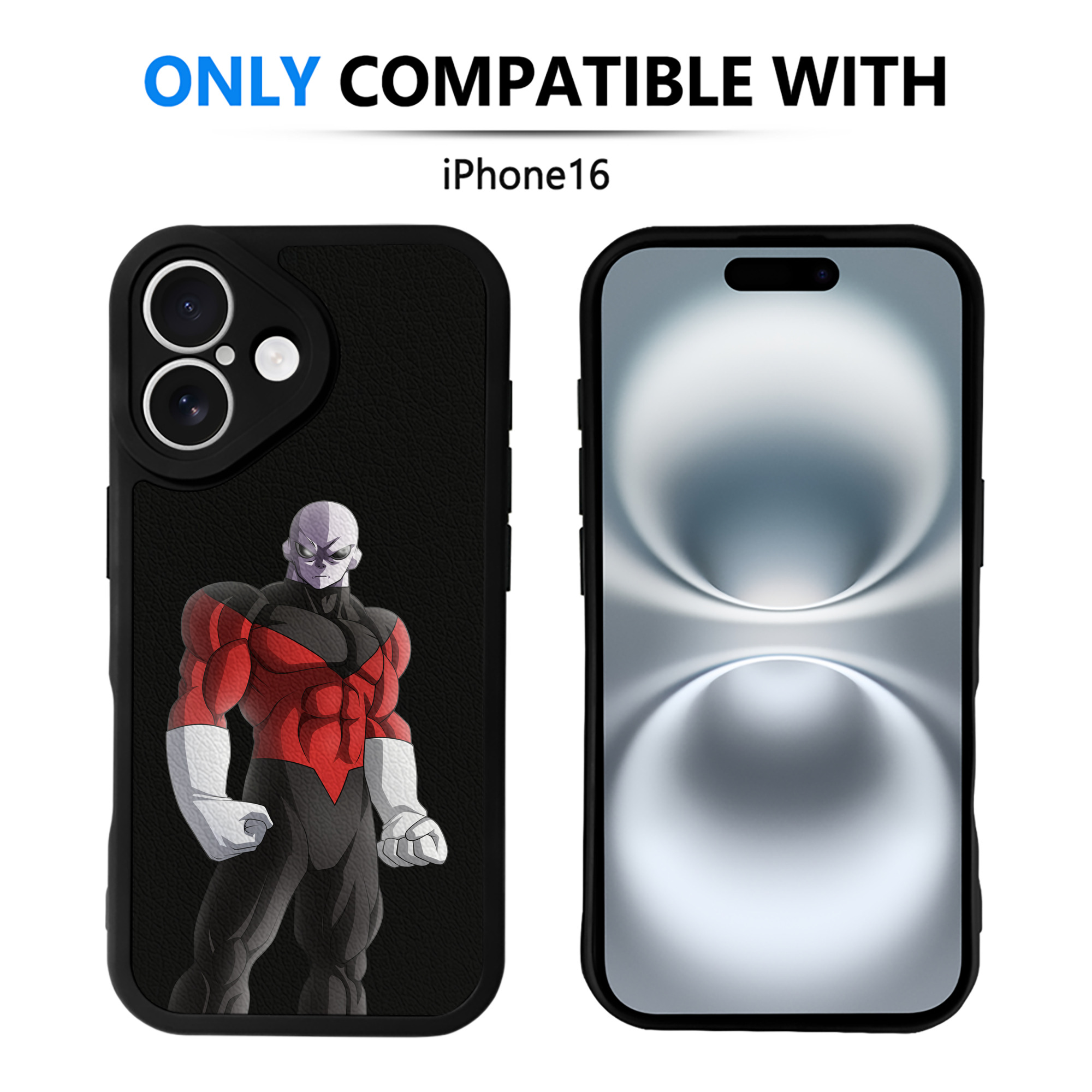 （画像用） ドラゴンボール DRAGON BALL 【iPhone 16シリーズ対応】シリコンスマホケース（レザー調） 材質：シリコン